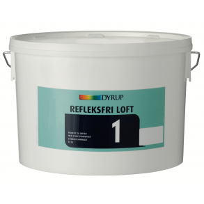 Dyrup reflexfri loftmaling, 10 ltr.