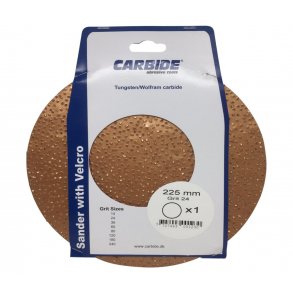 Carbide slibeskive 225 mm.