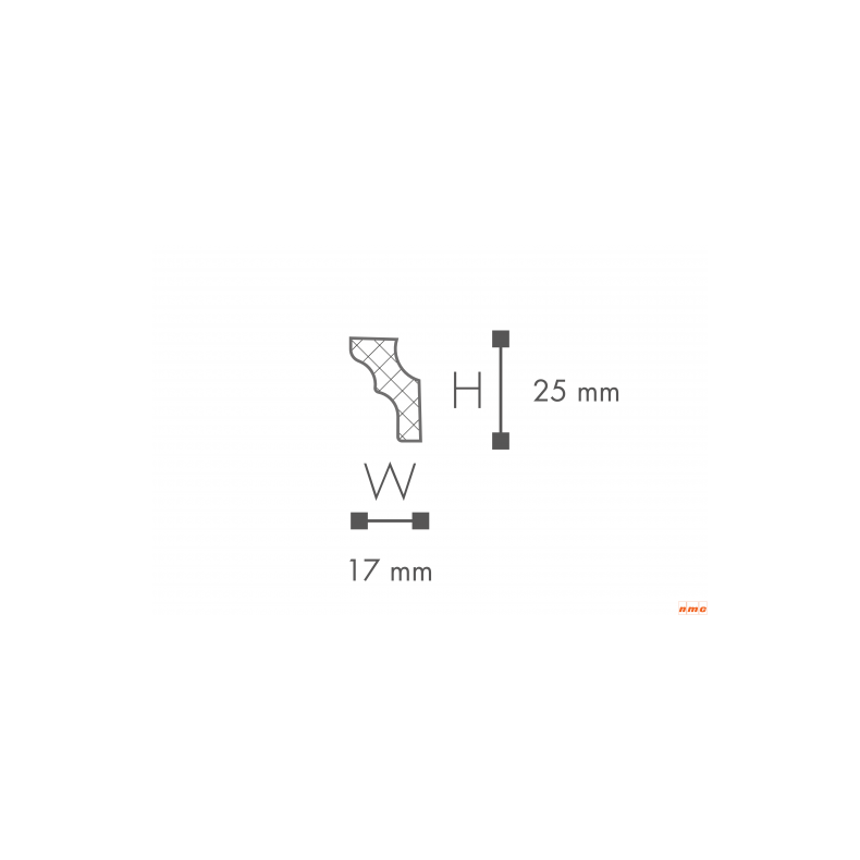 Stukliste E per meter (2 meters l�ngder)