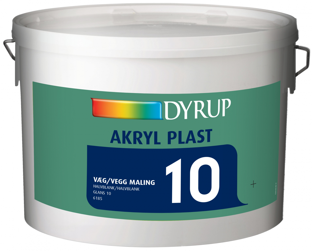 Dyrup Akryl Plast vægmaling, glans 10. Op til 35 rabat