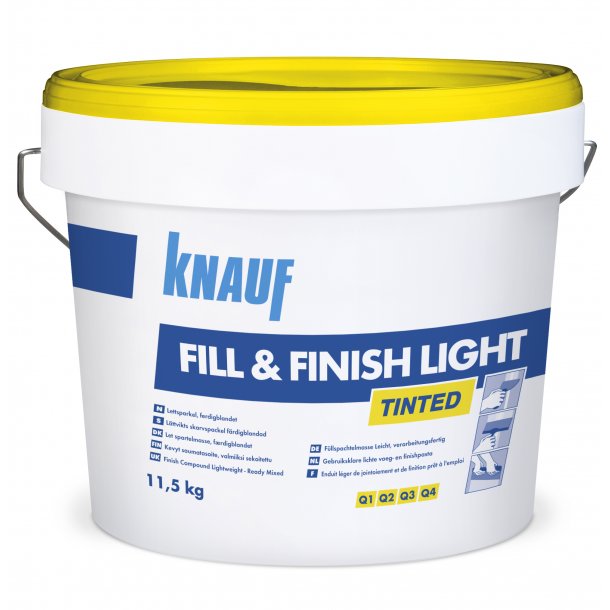 Knauf Sandspartel/Fill &amp; Finish Light, Tinted, 10 ltr.