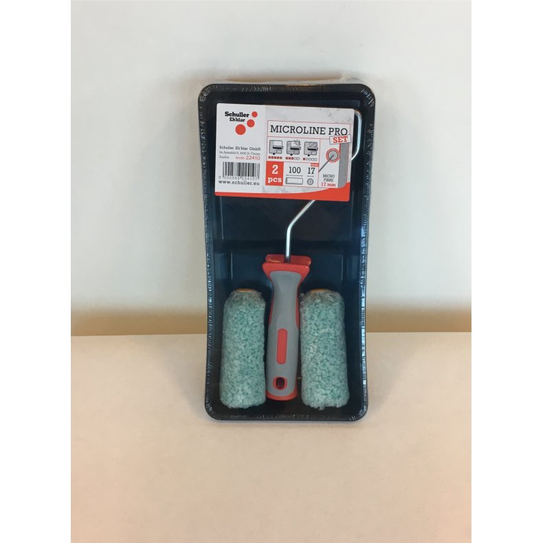 Males�t m/bakke og 2 ruller, Microline Pro 10 cm.