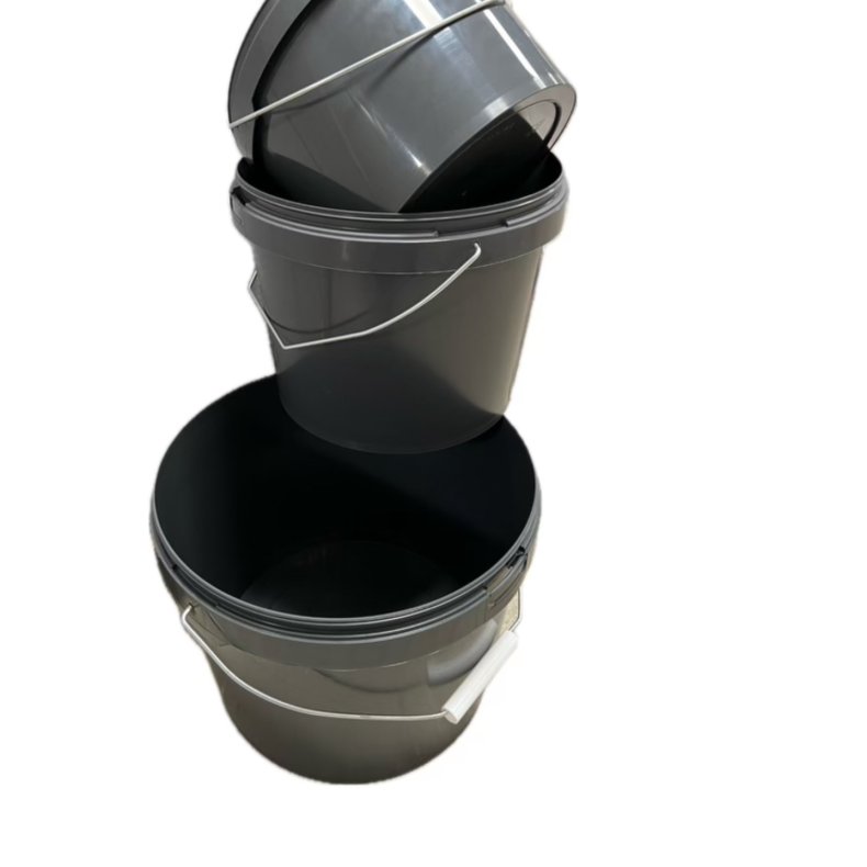 Plastspand M�rkegr� med l�g, 11 liter