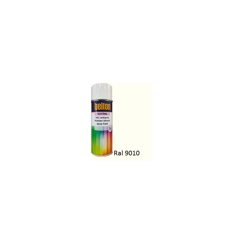 Belton Spraymaling 400 ml. RAL 9010 mat.