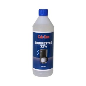 Miller eddikesyre 32 % 1 ltr.