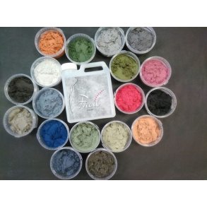 Fcil Farvet Sandspartel, 10 ltr. + 1 ltr. topcoat/voks