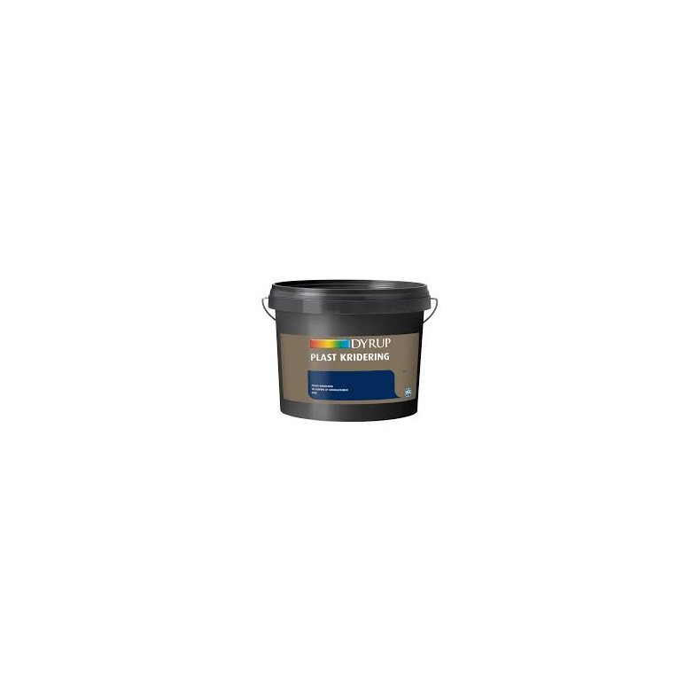 DYRUP Plast Kredering hvid 10 Ltr.